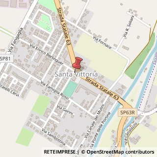Mappa Strada Statale 63, 63, 42044 Gualtieri, Reggio nell'Emilia (Emilia Romagna)