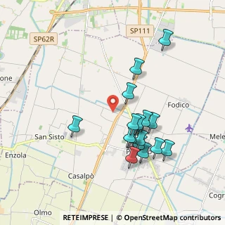 Mappa Via Pessina, 42028 Poviglio RE, Italia (1.79375)