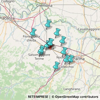 Mappa Via la Bionda, 43036 Fidenza PR, Italia (9.13)