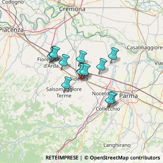 Mappa Via la Bionda, 43036 Fidenza PR, Italia (9.91385)