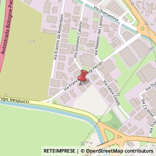 Mappa Via Francesco Luigi Ferrari, 33, 44122 Ferrara, Ferrara (Emilia Romagna)