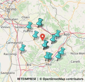 Mappa Collina san defendente, 14012 Ferrere AT, Italia (11.274)