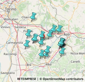 Mappa Collina san defendente, 14012 Ferrere AT, Italia (11.3635)