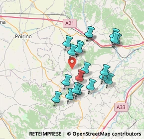 Mappa Collina san defendente, 14012 Ferrere AT, Italia (6.334)