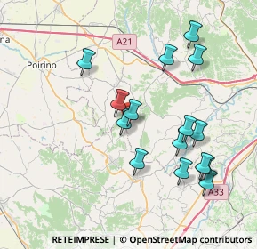 Mappa Collina san defendente, 14012 Ferrere AT, Italia (7.652)
