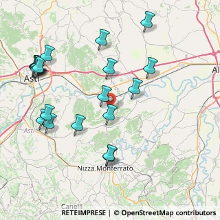 Mappa Rocchetta Tanaro, 14030 Rocchetta Tanaro AT, Italia (9.5795)