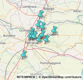 Mappa Via Raffanello, 44123 Baura FE, Italia (8.46538)