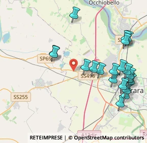 Mappa SP69, 44124 Ferrara FE, Italia (4.765)