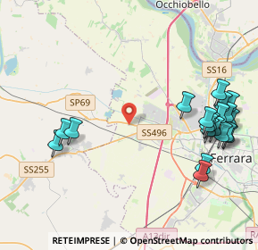 Mappa SP69, 44124 Ferrara FE, Italia (5.111)