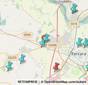 Mappa SP69, 44124 Ferrara FE, Italia (6.3175)