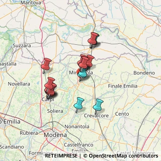 Mappa Via Giacomo Matteotti, 41036 Medolla MO, Italia (11.145)
