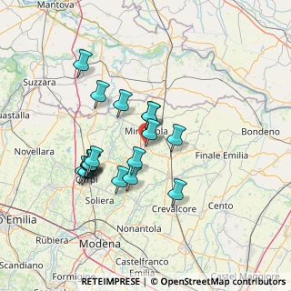 Mappa Via Giacomo Matteotti, 41036 Medolla MO, Italia (12.65444)