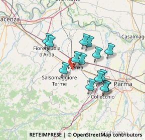 Mappa Via P.Gobetti, 43036 Fidenza PR, Italia (11.22714)