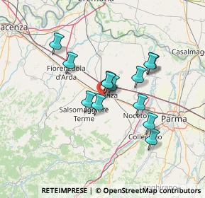 Mappa Via P.Gobetti, 43036 Fidenza PR, Italia (11.02462)