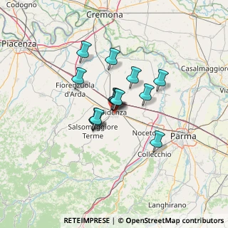 Mappa Via Don Guglielmo Laurini, 43036 Fidenza PR, Italia (8.87071)