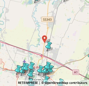 Mappa SP Colorno, 43122 Parma PR (6.7575)