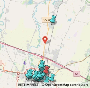 Mappa SP Colorno, 43122 Parma PR (6.1975)