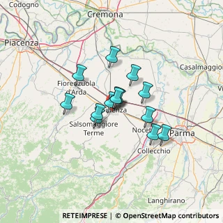 Mappa Via Santi, 43036 Fidenza PR, Italia (9.04143)