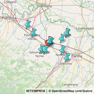 Mappa Via Santi, 43036 Fidenza PR, Italia (10.0825)