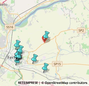 Mappa Via Anna Politkovskaja, 44123 Ferrara FE, Italia (5.10833)