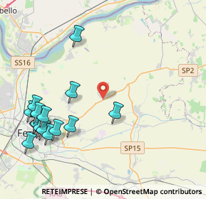 Mappa Via Anna Politkovskaja, 44123 Ferrara FE, Italia (5.132)