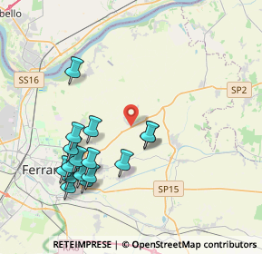 Mappa Via Anna Politkovskaja, 44123 Ferrara FE, Italia (4.175)