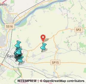 Mappa Via Anna Politkovskaja, 44123 Ferrara FE, Italia (5.375)