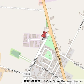Mappa Via Fangaglia, 24, 42044 Gualtieri, Reggio nell'Emilia (Emilia Romagna)