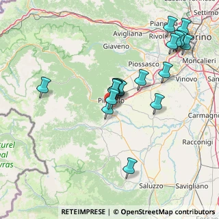 Mappa Via Valpellice, 10064 Pinerolo TO, Italia (15.39167)