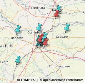 Mappa Via dei Roseti, 44123 Ferrara FE, Italia (9.70733)