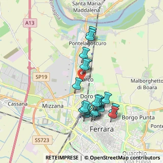Mappa Via Mazzolino Lodovico, 44122 Ferrara FE, Italia (1.7775)