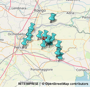 Mappa Via Idris Faccini, 44034 Copparo FE, Italia (8.7655)