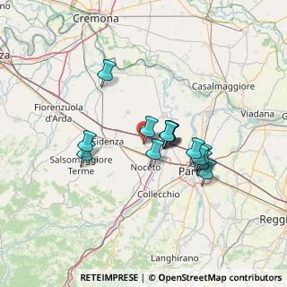 Mappa Via Del Fontanino, 43010 Fontevivo PR, Italia (10.71071)