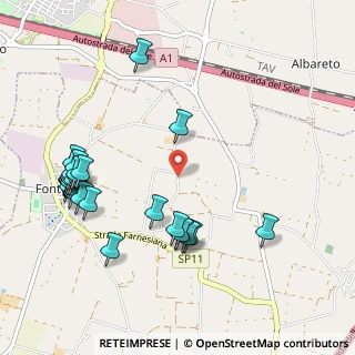 Mappa Via al Cantone, 43010 Fontevivo PR, Italia (1.20538)
