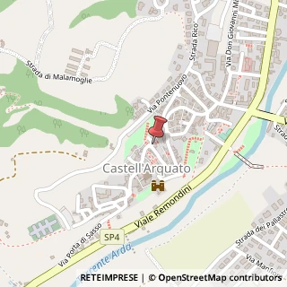 Mappa Via Sforza Caolzio, 47, 29014 Castell'Arquato, Piacenza (Emilia Romagna)