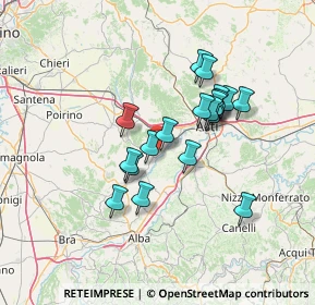 Mappa Borgata S. Grato, 14015 San Damiano D'asti AT, Italia (11.40105)