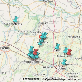 Mappa Via Nova, 42017 Novellara RE, Italia (15.63813)