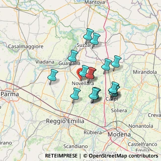 Mappa Via Nova, 42017 Novellara RE, Italia (11.13059)