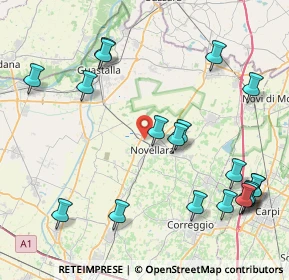 Mappa Via Nova, 42017 Novellara RE, Italia (10.3495)