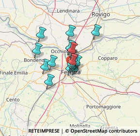 Mappa Via della Canapa, 44123 Ferrara FE, Italia (8.02563)