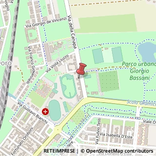 Mappa Via della Canapa, 29, 44122 Ferrara, Ferrara (Emilia Romagna)
