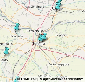 Mappa Via Antonio Tebaldeo, 44123 Ferrara FE, Italia (28.5075)