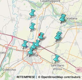Mappa Strada Serpente Verde, 43122 Parma PR, Italia (6.83417)