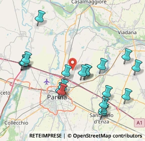 Mappa Strada Serpente Verde, 43122 Parma PR, Italia (8.7955)