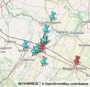 Mappa Strada Serpente Verde, 43122 Parma PR, Italia (10.72909)