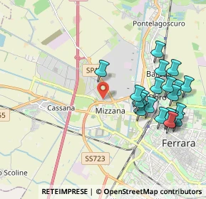 Mappa Via Traversagno, 44122 Ferrara FE, Italia (2.2045)