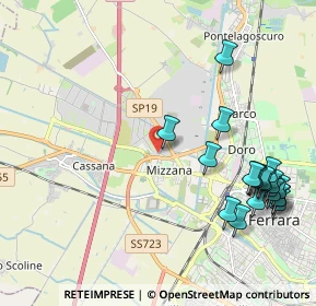 Mappa Via Traversagno, 44122 Ferrara FE, Italia (2.558)