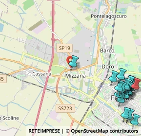 Mappa Via Traversagno, 44122 Ferrara FE, Italia (3.3325)