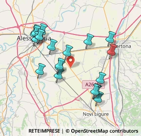 Mappa SP ex Strada Statale 35 dei Giovi, 15065 Frugarolo AL (7.6425)