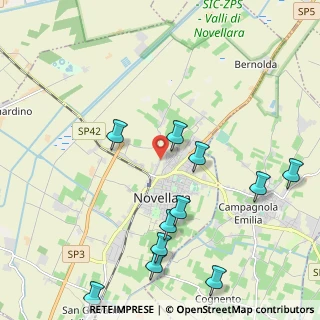 Mappa Via Fratelli Manfredi, 42017 Novellara RE, Italia (2.53091)